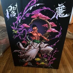 Onepiece Action Figure with Purple and Black Design